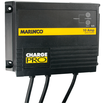MARINCO 28210 Battery Charger On Board, 10A 12/24V, 2 Bank