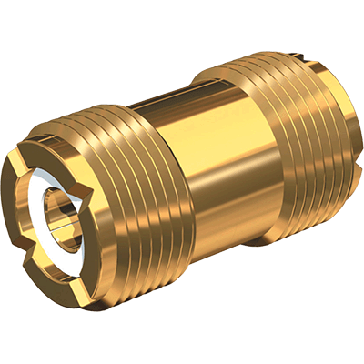 SHAKESPEARE PL-258-G Gold Plated Barrel Connector for PL-259