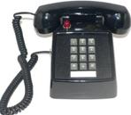 CORTELCO 250000-VBA-57MD DESK TELEPHONE W/ MESSAGE; BLACK