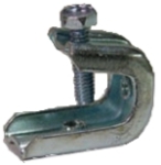 GARVIN BC-1420 100 pack - Stamped Steel Beam Clamp w/ 3/4in. Jaw & 1/4-20 Threaded Holes