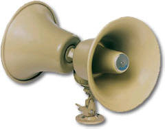 BOGEN BDT30A 30 WATT BI-DIRECTIONAL LOUD SPEAKER HORN W/ TWIN RE-ENTRANT HORNS