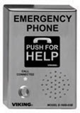 VIKING E-1600-03B ADA COMPLIANT EMERGENCY PHONE WITH DIGITAL VOICE ANNOUNCER