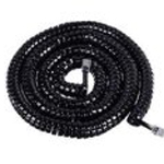 CABLESYS GCHA444025-FBK4 4 COND HANDSET CORD 4in. SINGLE END 25ft. Black