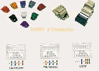 ICC IC1076V0-IV RJ11 MODULAR CONNECTOR 6P6C (IVORY)