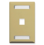 ICC IC107S01IV Face Plate ID 1-Gang 1-Port Ivory