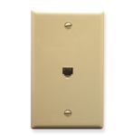 ICC IC630E60IV Wall Plate Voice 6P6C Ivory