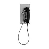 VIKING K-1900-8 HOT-LINE STAINLESS STEEL PANEL PHONE WITH ARMORED CABLE AND STAINLESS STEEL KEY PAD