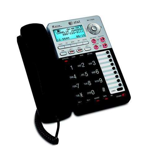 AT&T ML17939 2-LINE SPEAKERPHONE WITH CALLER ID AND DIGITAL ANSWERING SYSTEM