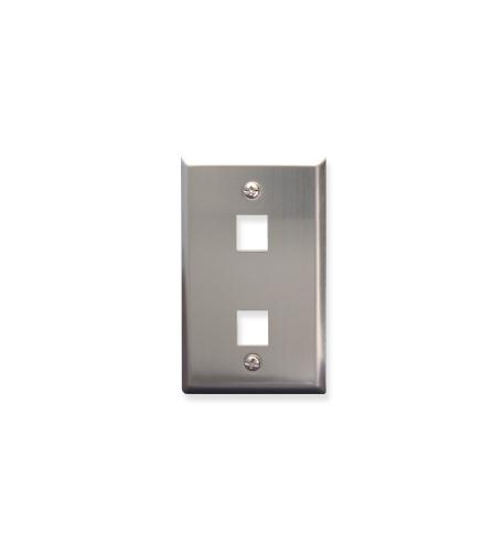 ICC IC107SF2SS 2Port Face - Stainless