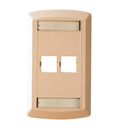 SUTTLE SE-STAR500S2-52 2 Outlet Faceplate - Ivory