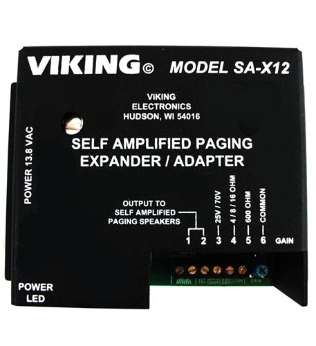 VIKING SA-X12 Self Amplified Paging System Expander