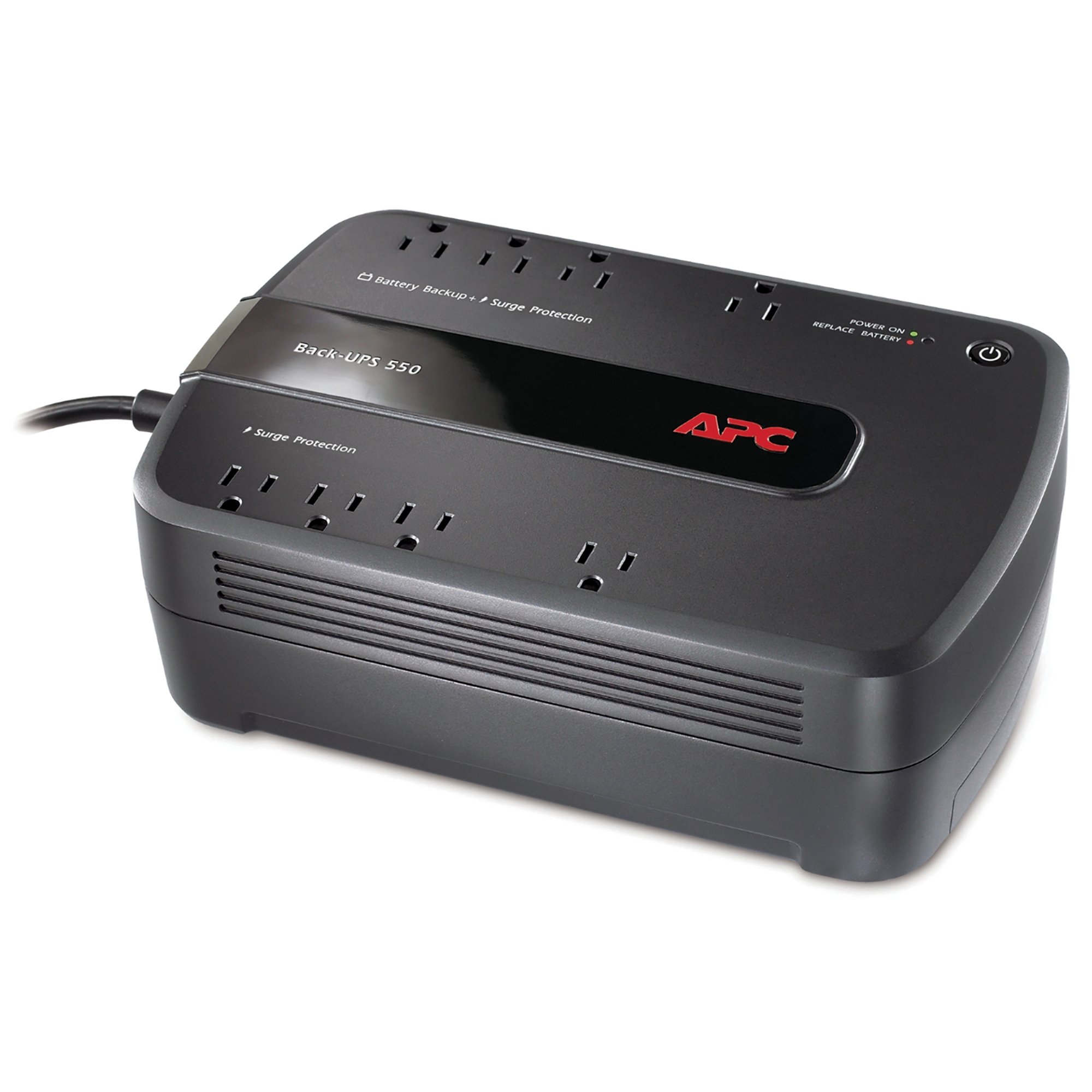 APC BE550G Back-UPS 8-Outlet 550-Volt-Ampere Battery Back-Up and Surge Protector