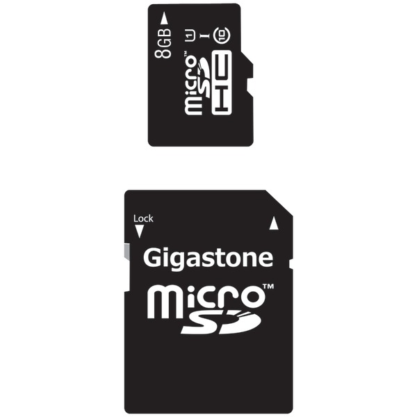 DANE-ELEC GS-2IN1C1008G-R Class 10 UHS-1 microSDHC Card & SD Adapter (8GB)