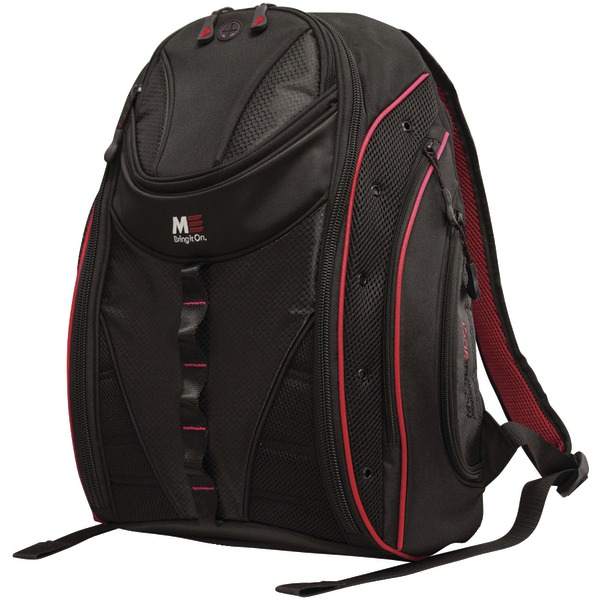 MOBILE EDGE MEBPE72 16” PC/17” MacBook Express 2.0 Backpack, Red