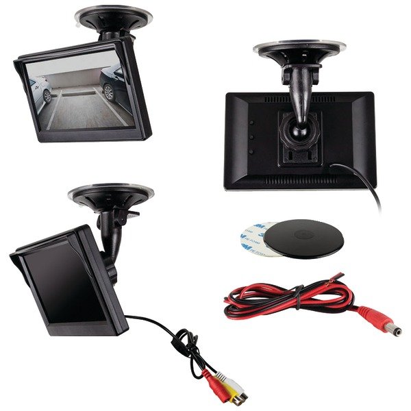 IBEAM TE-50VS Vehicle Safety Systems  Color Video Monitor with 2 Inputs (5”)