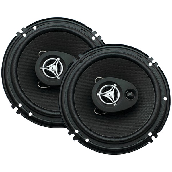POWER ACOUSTIK EF-653 Edge Series Coaxial Speakers (6.5”, 3 Way, 400 Watts max)