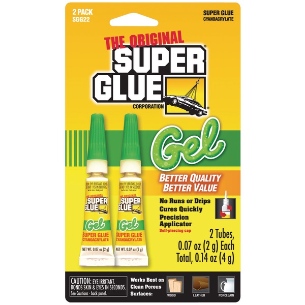 SUPER GLUE SGG22-12 Thick-Gel  Tube (Double Pack)