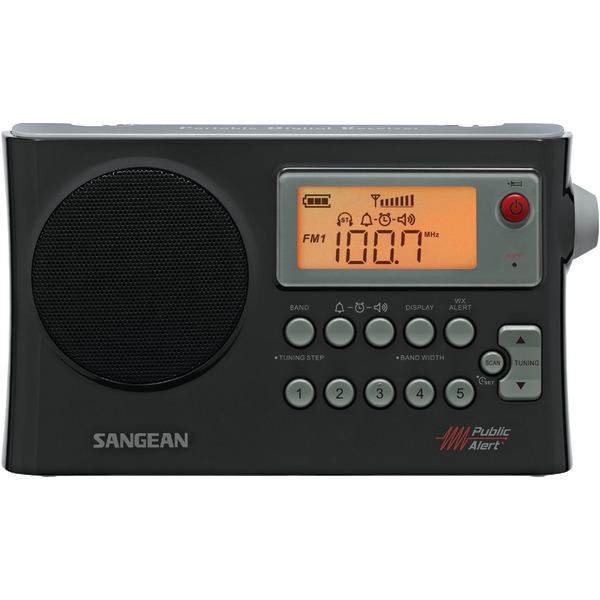SANGEAN PR-D4W AM/FM Weather Alert Portable Radio