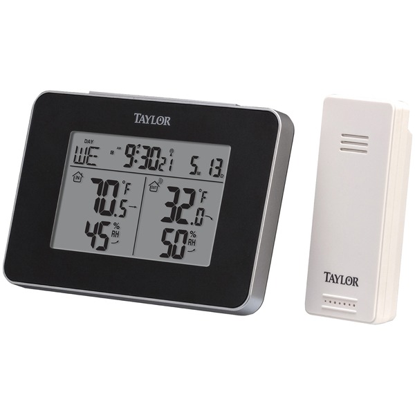 TAYLOR 1731 Wireless Indoor & Outdoor Weather Station with Hygrometer