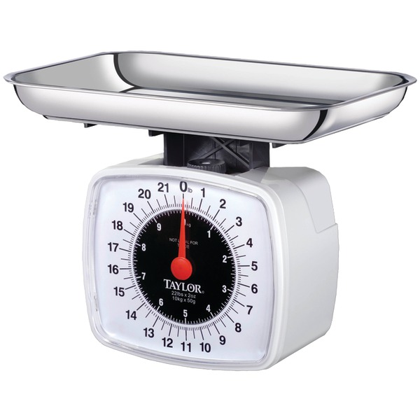 TAYLOR 3880 Kitchen & Food Scale, 22 lbs