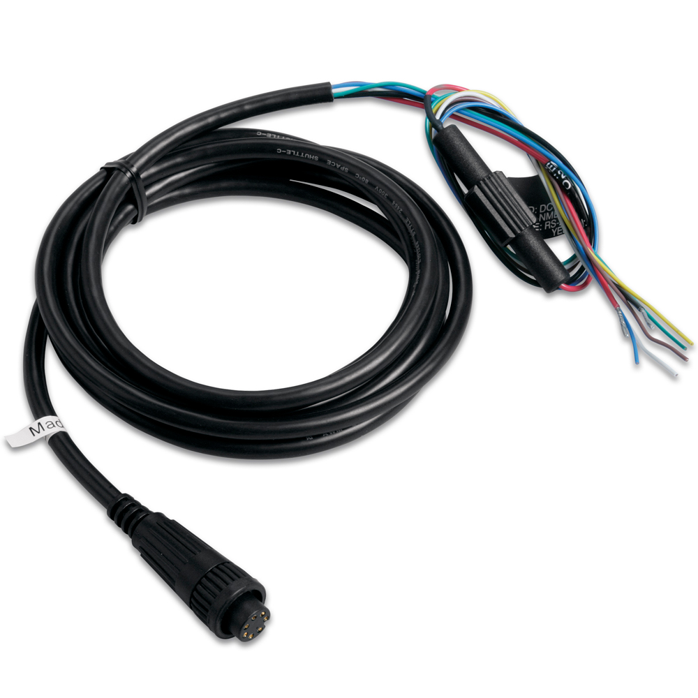 GARMIN 010-10083-00 POWER/DATA CABLE - BARE WIRES FOR FISHFINDER 320C, GPS SERIES & GPSMAP SERIES