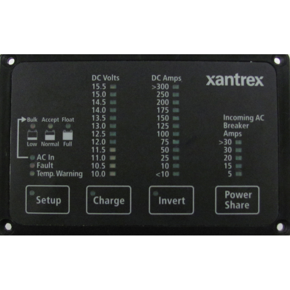 XANTREX 84-2056-01 HEART FDM-12-25 REMOTE PANEL, BATTERY STATUS & FREEDOM INVERTER/CHARGER REMOTE CONTROL