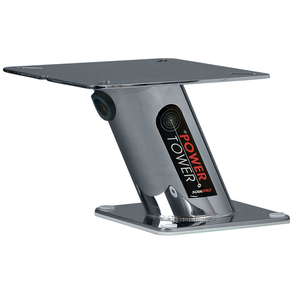 SCANSTRUT SPT1002 6&QUOT; POWERTOWER POLISHED STAINLESS STEEL F/GARMIN & FURUNO DOMES