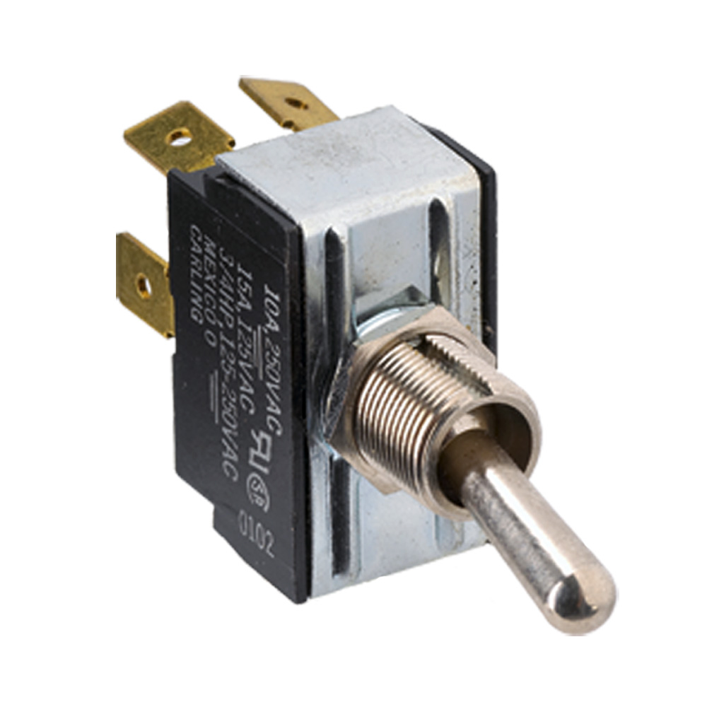PANELTRONICS 001-014 DPDT (ON)/OFF/(ON) METAL BAT TOGGLE SWITCH - MOMENTARY CONFIGURATION