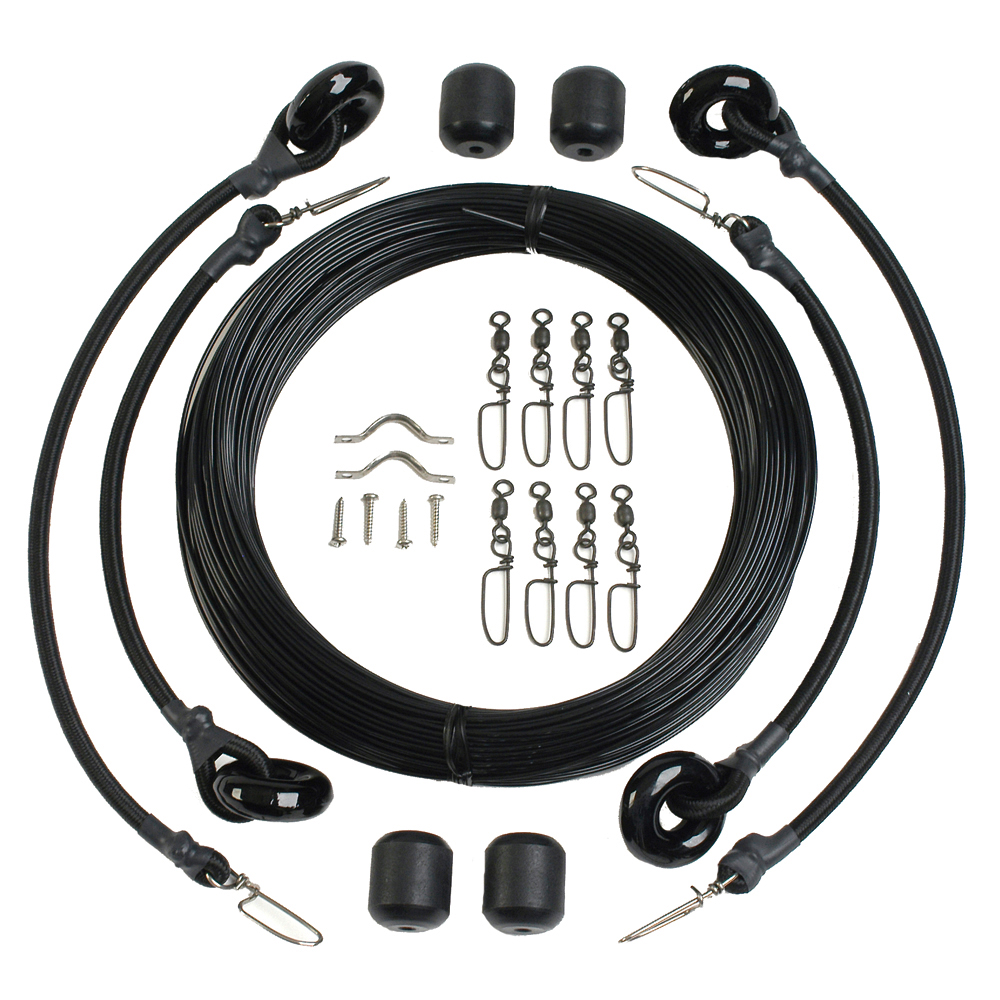 LEES RK0337LD/MO DELUXE RIGGING KIT - DOUBLE RIG UP TO 37FT. - BLACK MONO