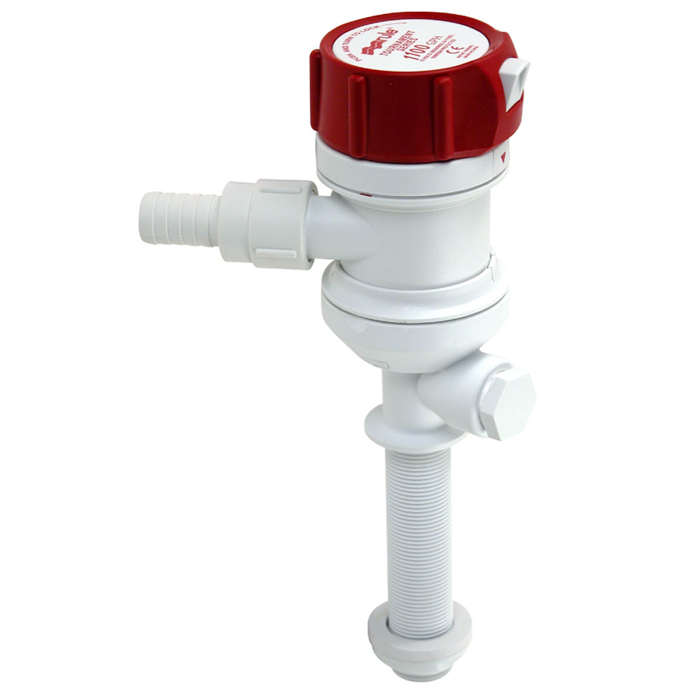 RULE 405STC TOURNAMENT SERIES 1100 GPH LIVEWELL PUMP STRAIGHT IN
