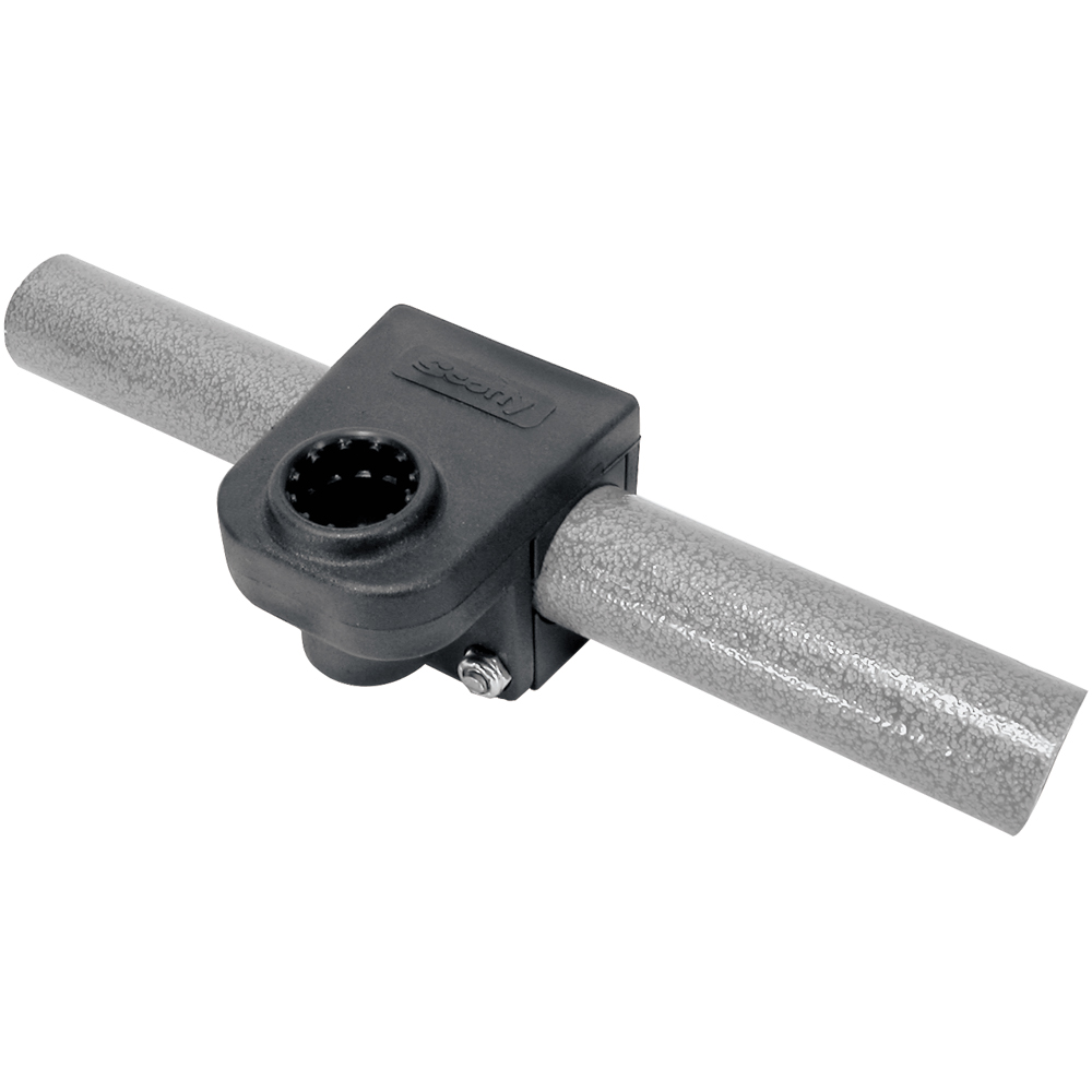 SCOTTY 245 RAIL MOUNTING ADAPTER BLACK 1-1/4 SQUARE OR ROUND