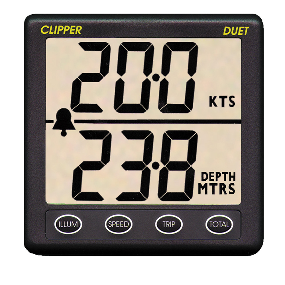 CLIPPER CL-DS DUET INSTRUMENT DEPTH SPEED LOG WITH TRANSDUCER
