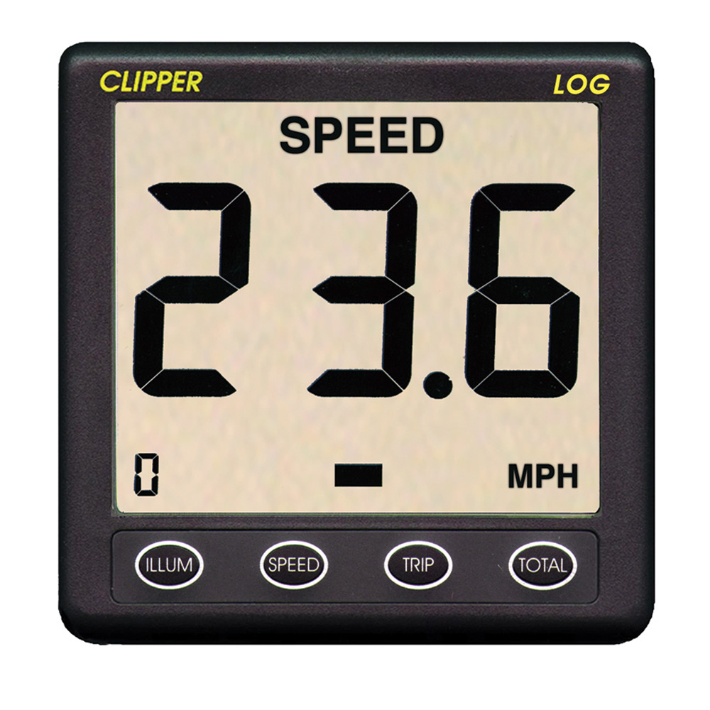 CLIPPER CL-S SPEED LOG INSTRUMENT WITH TRANSDUCER & COVER