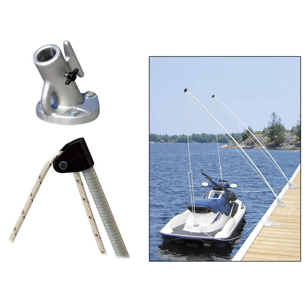 DOCK EDGE 3100-F ECONOMY MOORING WHIPS 8FT 2000 LBS UP TO 18FT