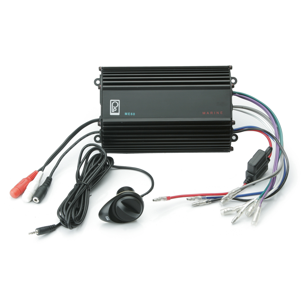 POLY-PLANAR ME-60 4CH, 120W, AUDIO AMPLIFIER WITH VOLUME CONTROL