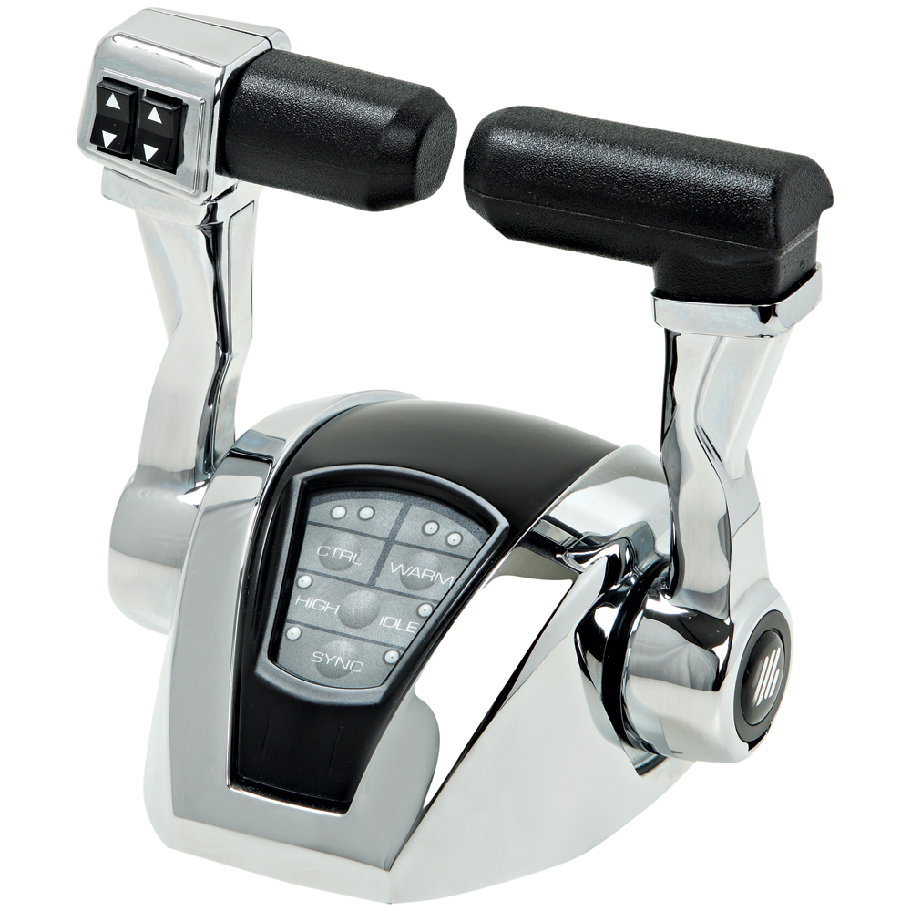 UFLEX MM21T POWER A ELECTRONIC CONTROL PACKAGE - DUAL ENGINE/SINGLE STATION - MECHANICAL THROTTLE/MECHANICAL SHIFT WITH TRIM