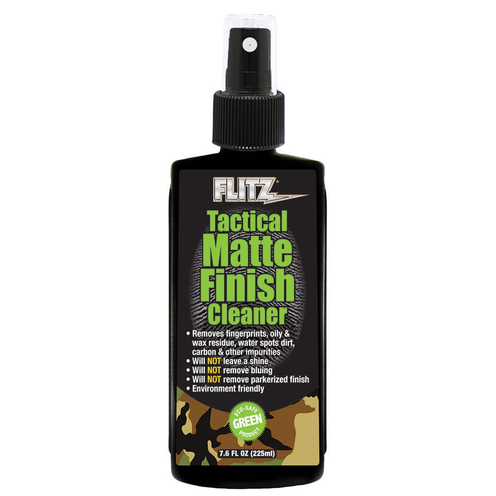 FLITZ TM 81585 TACTICAL MATTE FINISH CLEANER - 7.6OZ SPRAY