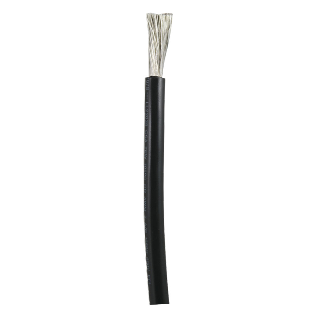 ANCOR 1160-FT BLACK 1/0 AWG BATTERY CABLE - SOLD BY THE FOOT
