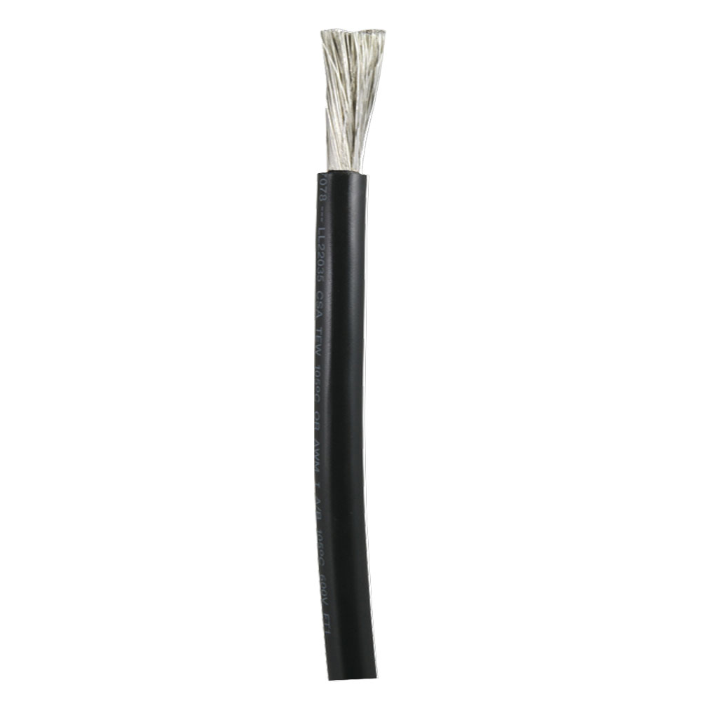 ANCOR 1170-FT BLACK 2/0 AWG BATTERY CABLE - SOLD BY THE FOOT