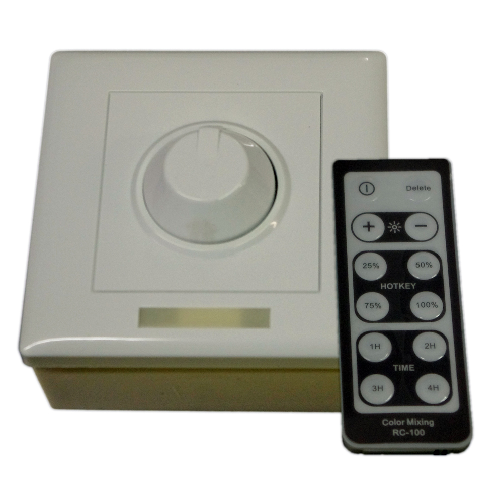 LUNASEA LLB-45AU-08-00 SINGLE COLOR WALL MOUNT DIMMER WITH CONTROLLER