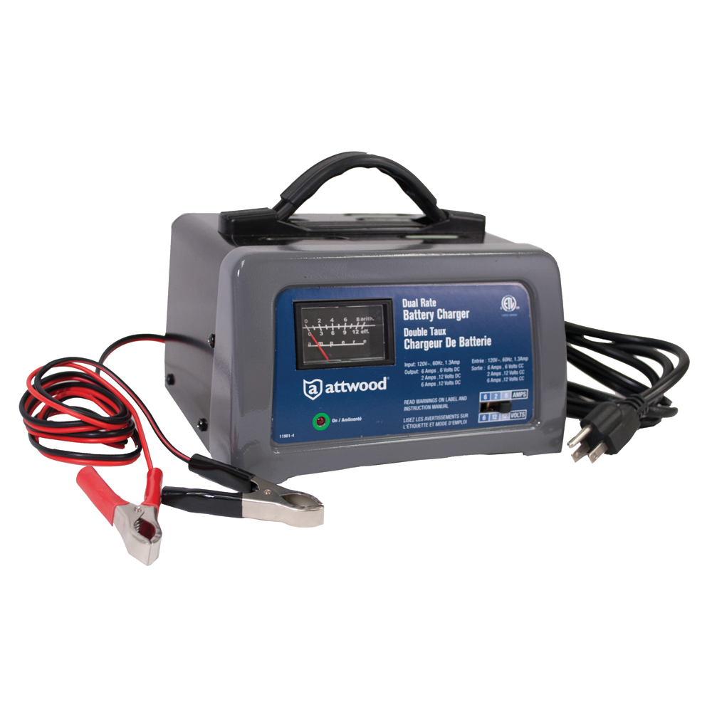 ATTWOOD 11901-4 & AUTOMOTIVE BATTERY CHARGER