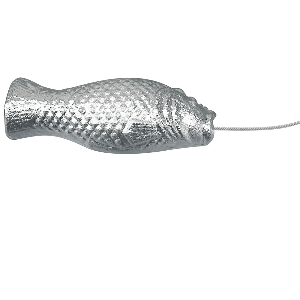 TECNOSEAL 00630FISH GROUPER SUSPENDED ANODE WITH CABLE & CLAMP - ZINC