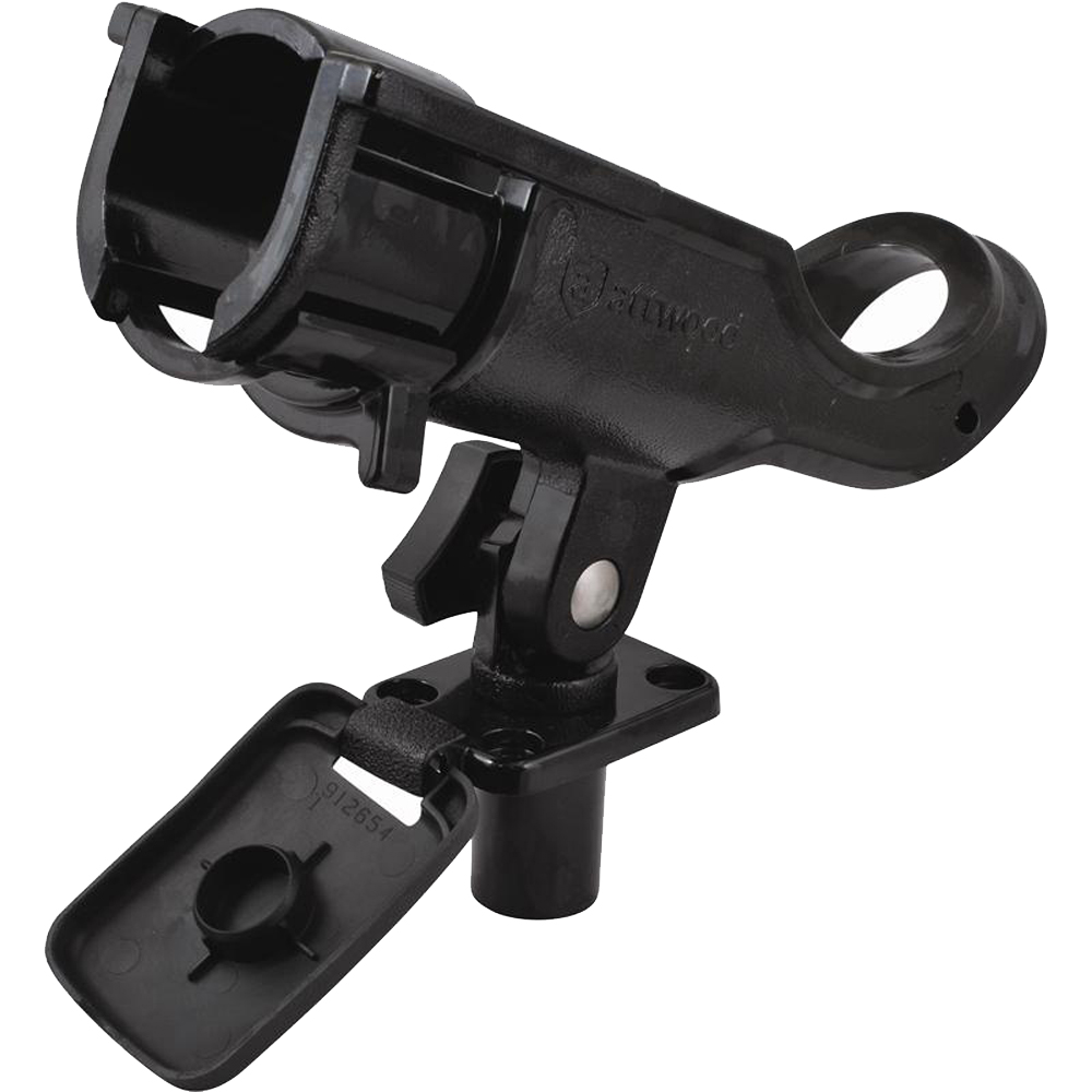 ATTWOOD 5014-4 HEAVY DUTY ADJUSTABLE ROD HOLDER WITH FLUSH MOUNT