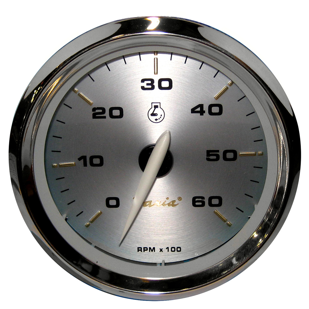 FARIA 39004 KRONOS 4” TACHOMETER - 6,000 RPM (GAS - INBOARD & I/O)