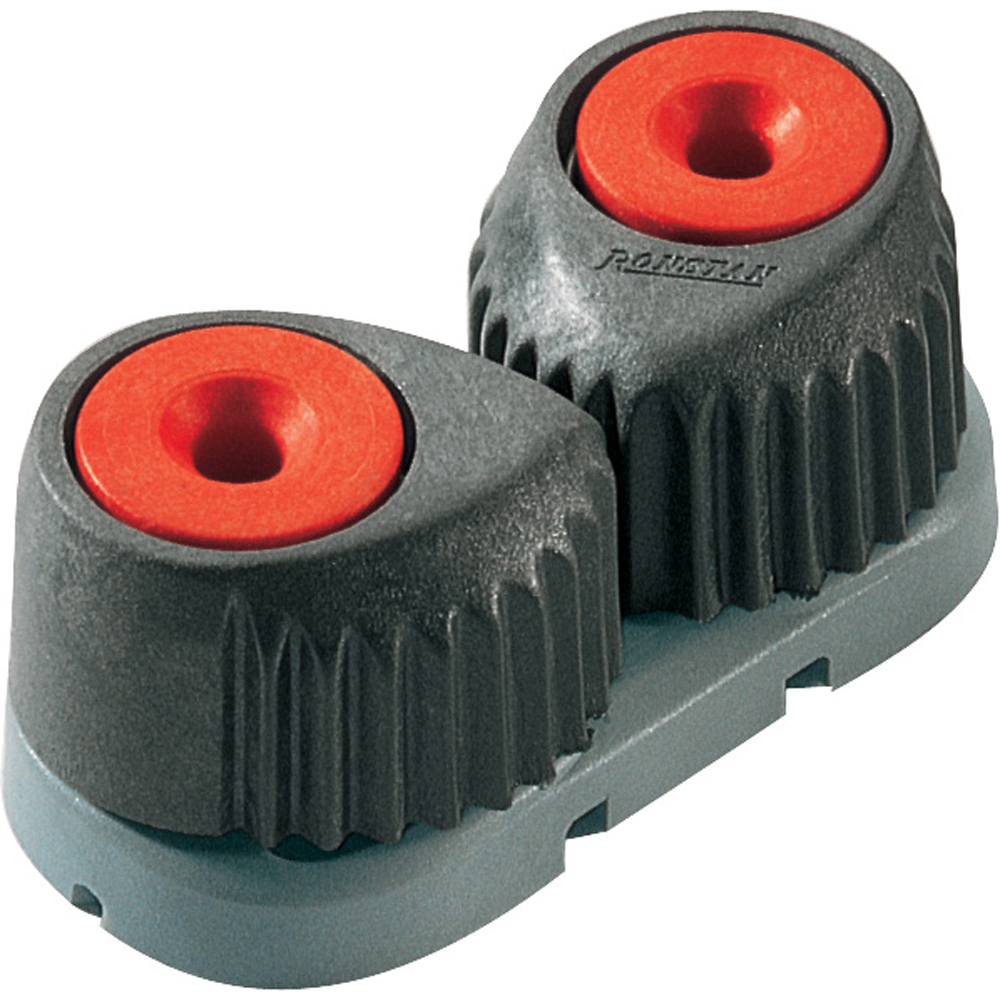 RONSTAN RF5001 T-CLEAT CAM CLEAT - SMALL - RED WITH GREY BASE