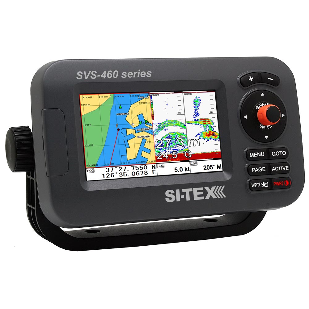 SI-TEX SVS-460CE CHARTPLOTTER - 4.3” COLOR SCREEN WITH EXTERNAL GPS & NAVIONICS+ FLEXIBLE COVERAGE