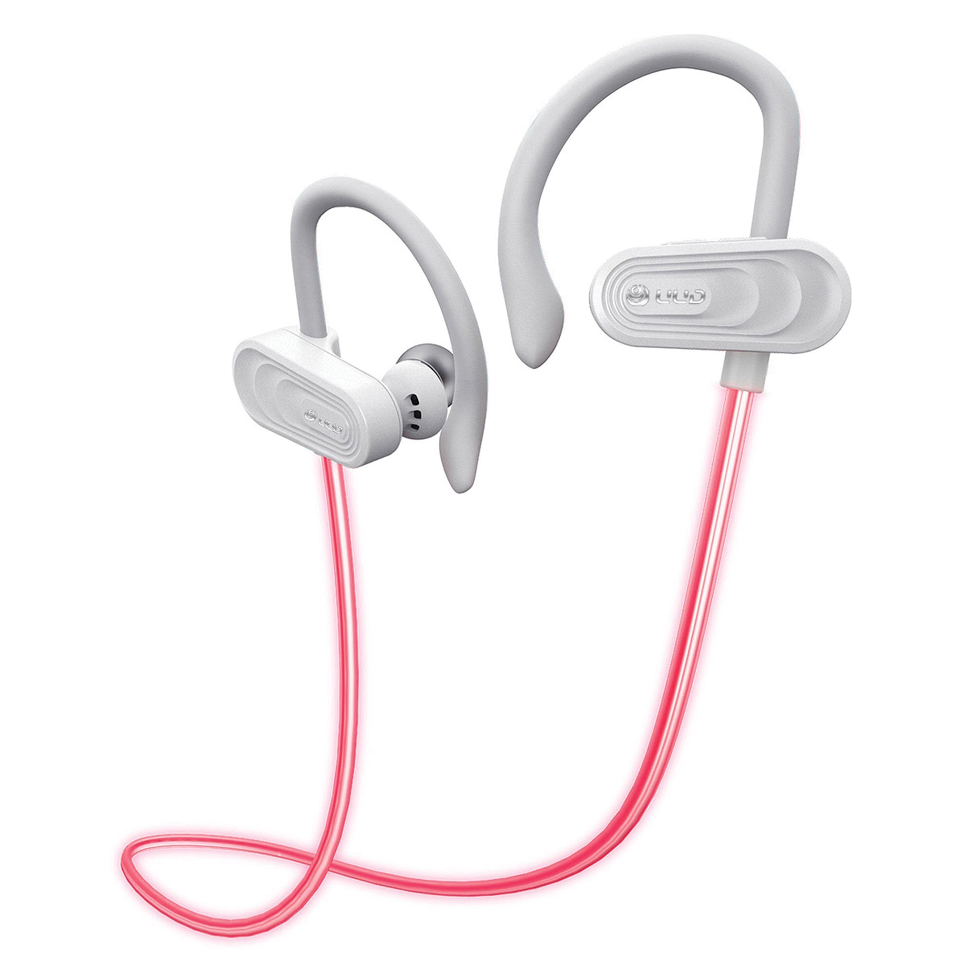 TOKK TMX09W Glow In-Ear Bluetooth Earbuds with Microphone (White)
