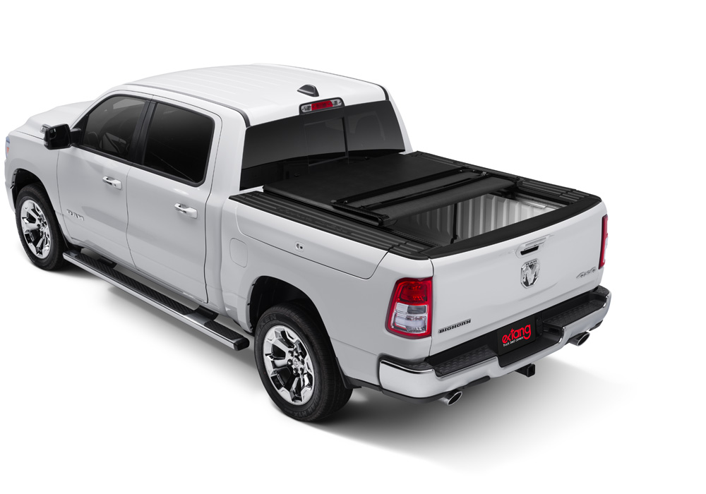 EXTANG 92424 RealTruck  Trifecta 2.0 Soft Folding Truck Bed Tonneau Cover | | Fits 2019 - 2024 Dodge Ram 1500 w/Rambox w/ and w/o Multi-Function (Split) Tailgate 5' 7” Bed (67.4”)