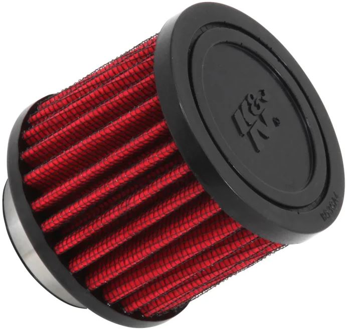 K&N FILTER 621450 Vent Air Filter/ Breather: High Performance, Premium, Washable, Replacement Engine Filter: Flange Diameter: 1.5 In, Filter Height: 2.5 In, Flange Length: 0.625 In, Shape: Breather, 62-1450