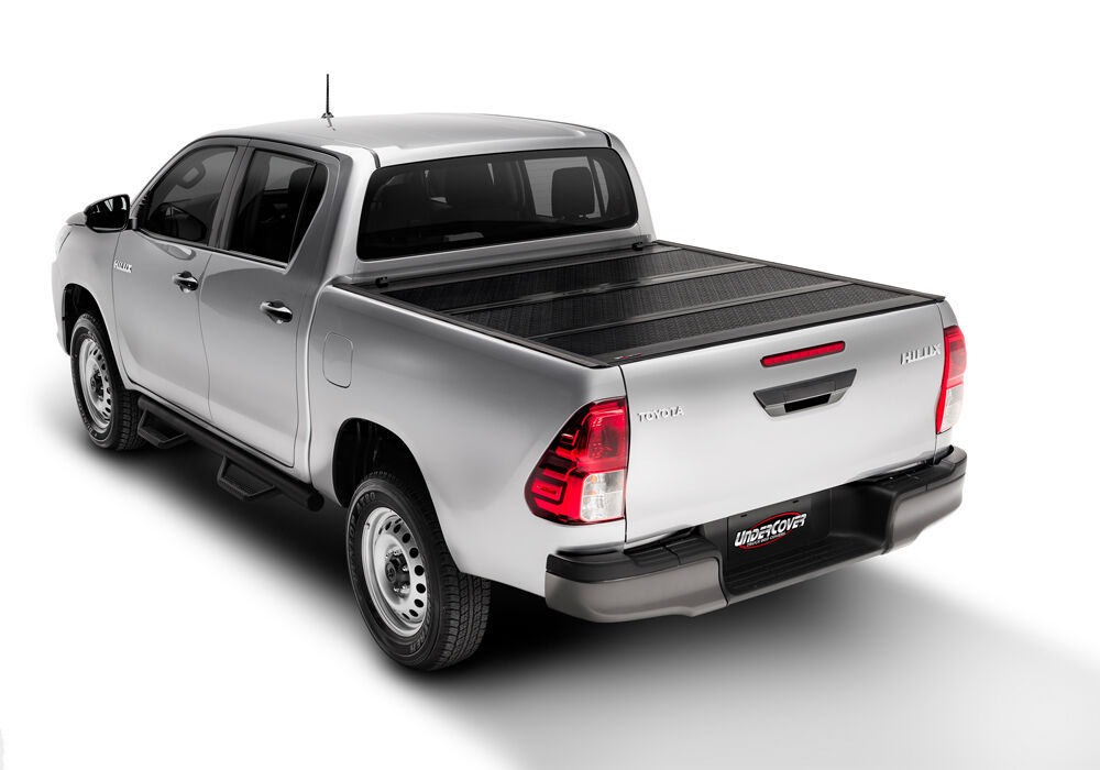 UNDERCOVER FX41002 Flex Hard Folding Truck Bed Tonneau Cover | | Fits 2005 - 2015 Toyota Tacoma 5' Bed (60.3”)